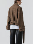 Claudia Trench Coat in Wool