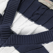 Striped knit sweater