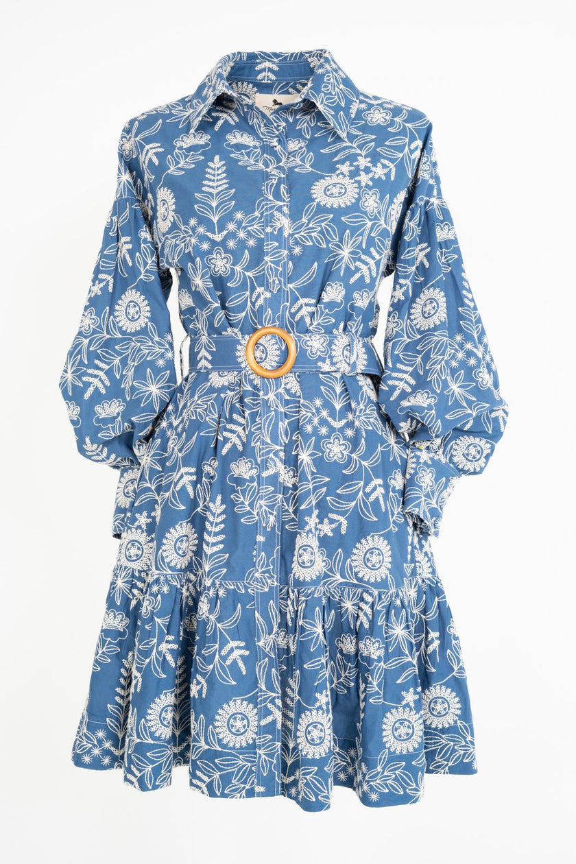 Bluebell Embroidery Dress