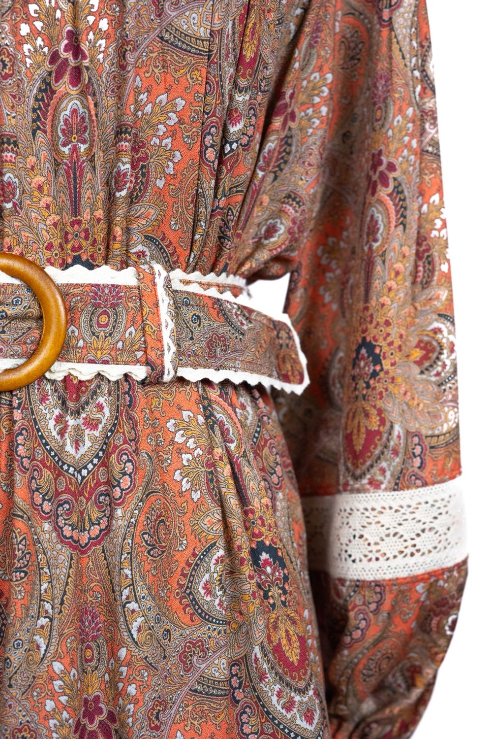 Ecovero Baroque-Print Mini Dress