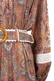 Ecovero Baroque-Print Mini Dress