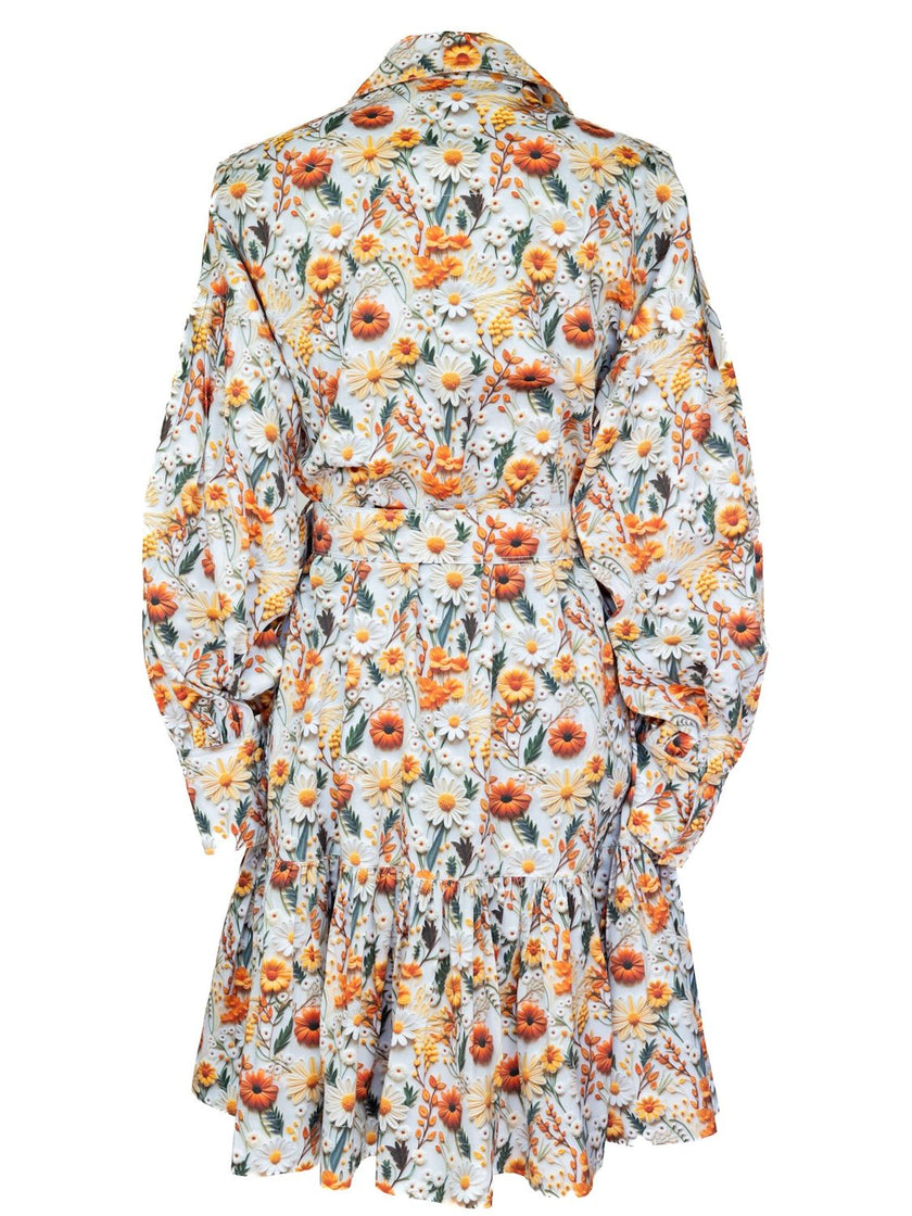 Meadowlight Cotton Mini Dress