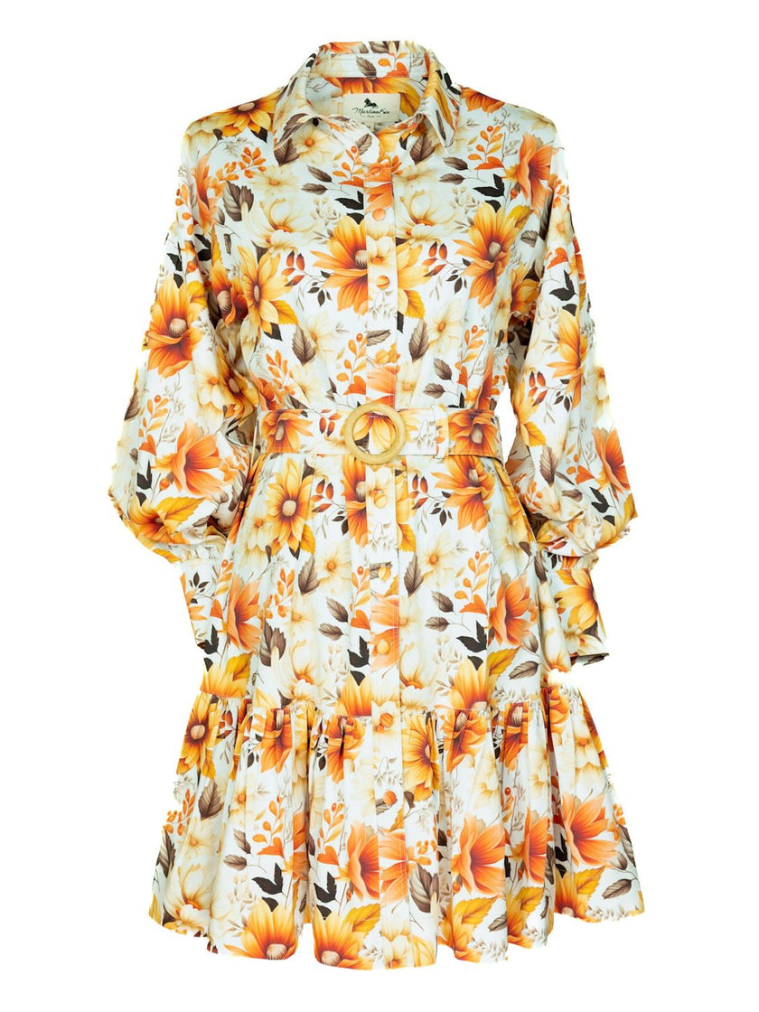 Vibrant Floral Mini Dress