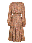 Baroque Viscose Midi Dress