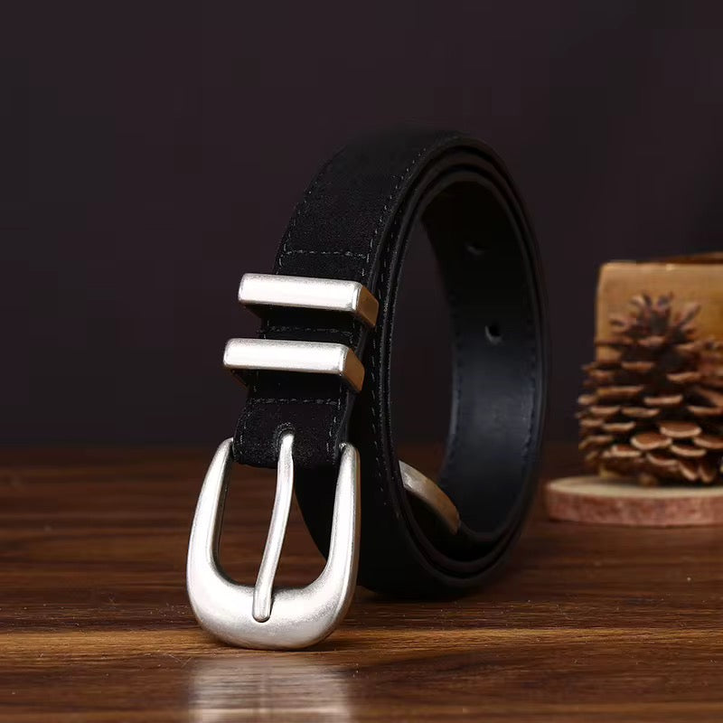 Sara Waist Belt - Suede Black