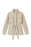 Jacket Cotton & Lyocell - Light Beige