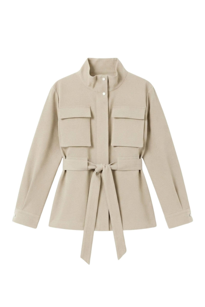 Jacket Cotton & Lyocell - Light Beige