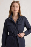 Jacket Cotton & Lyocell - Navy
