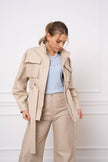 Jacket Cotton & Lyocell - Light Beige