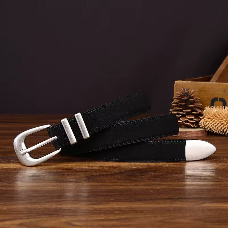 Sara Waist Belt - Suede Black
