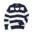 Striped knit sweater
