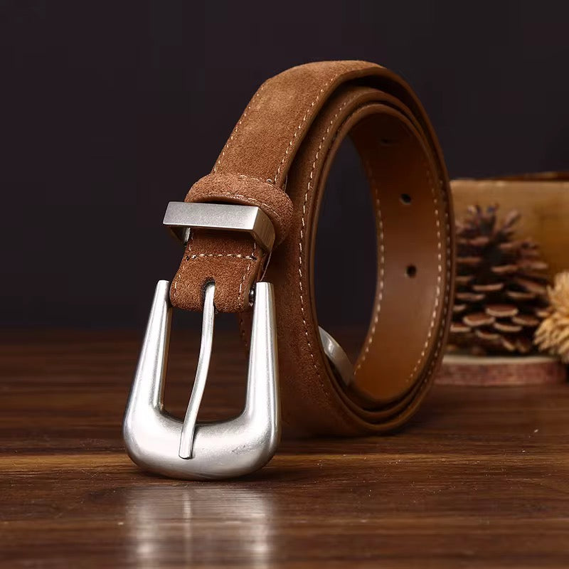 Noelle Waist Belt - Suede Camel