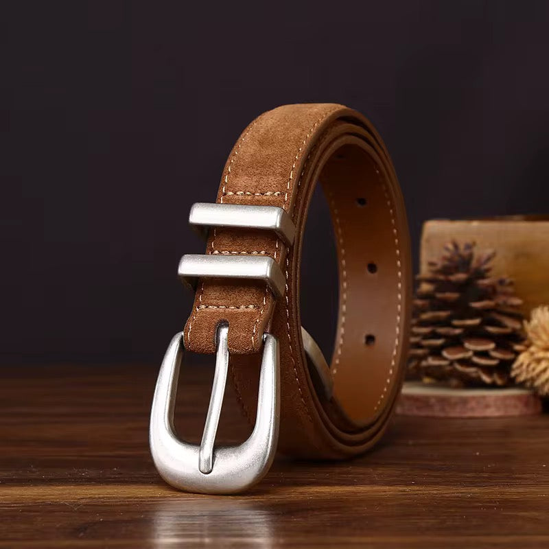 Sara Waist Belt - Suede Camel