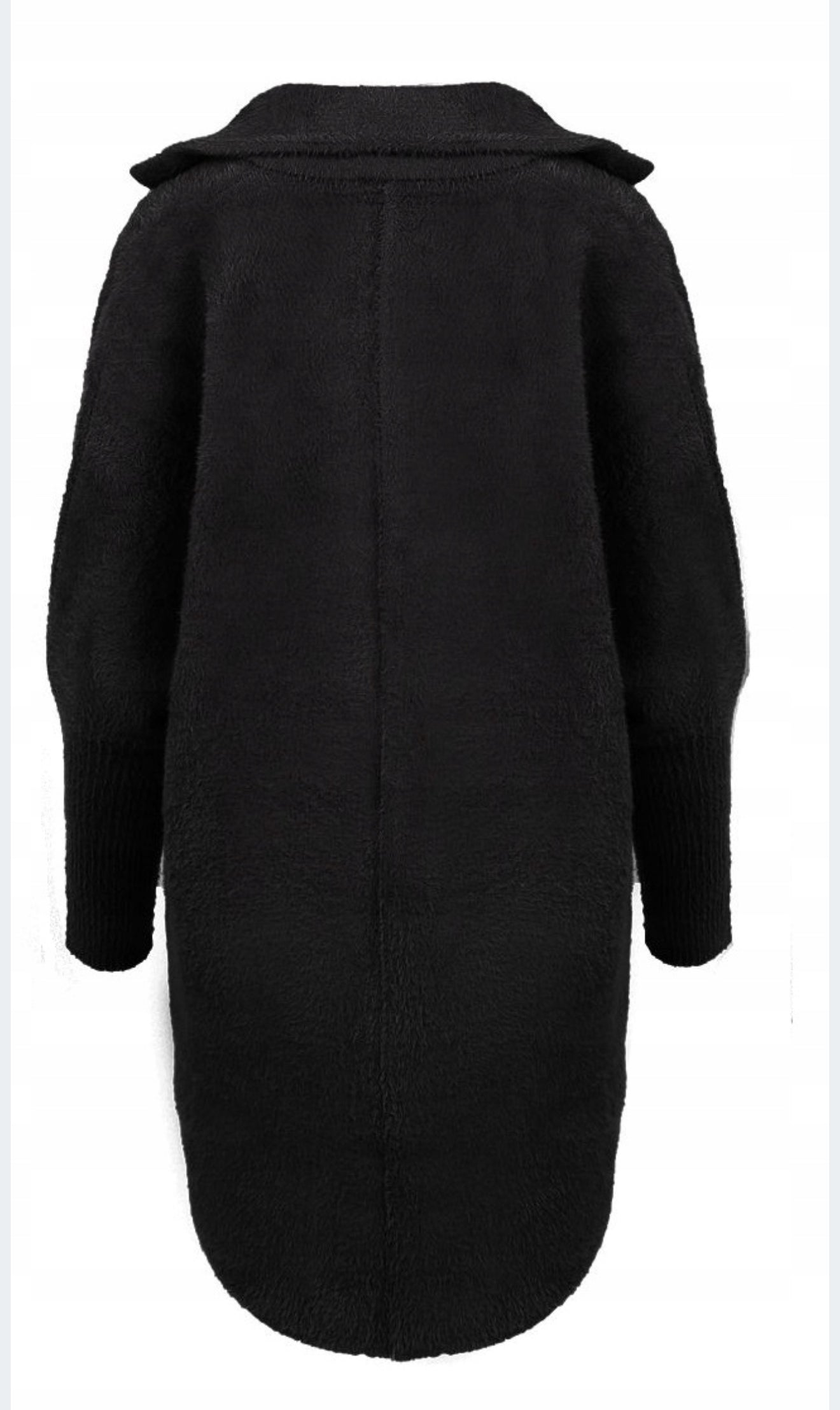 Alpaca Cardigan Black