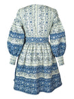 Cotton Jacquard Wrap Dress