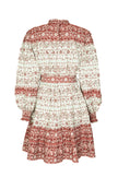 Cotton Jacquard Folk Dress