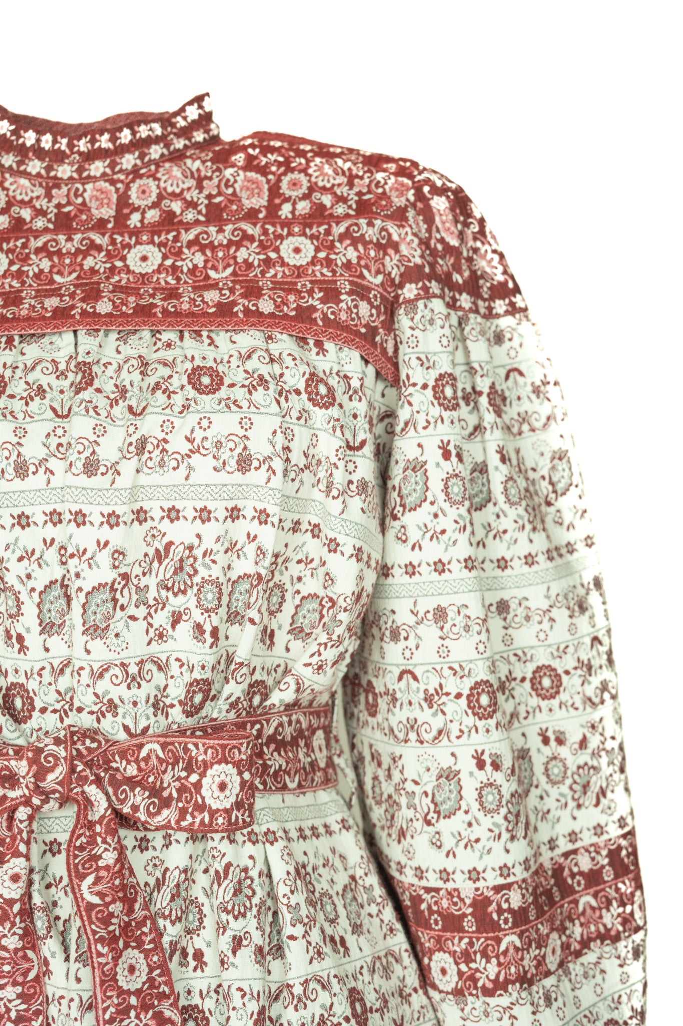 Cotton Jacquard Folk Dress