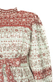 Cotton Jacquard Folk Dress