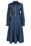 Denim Midi Dress