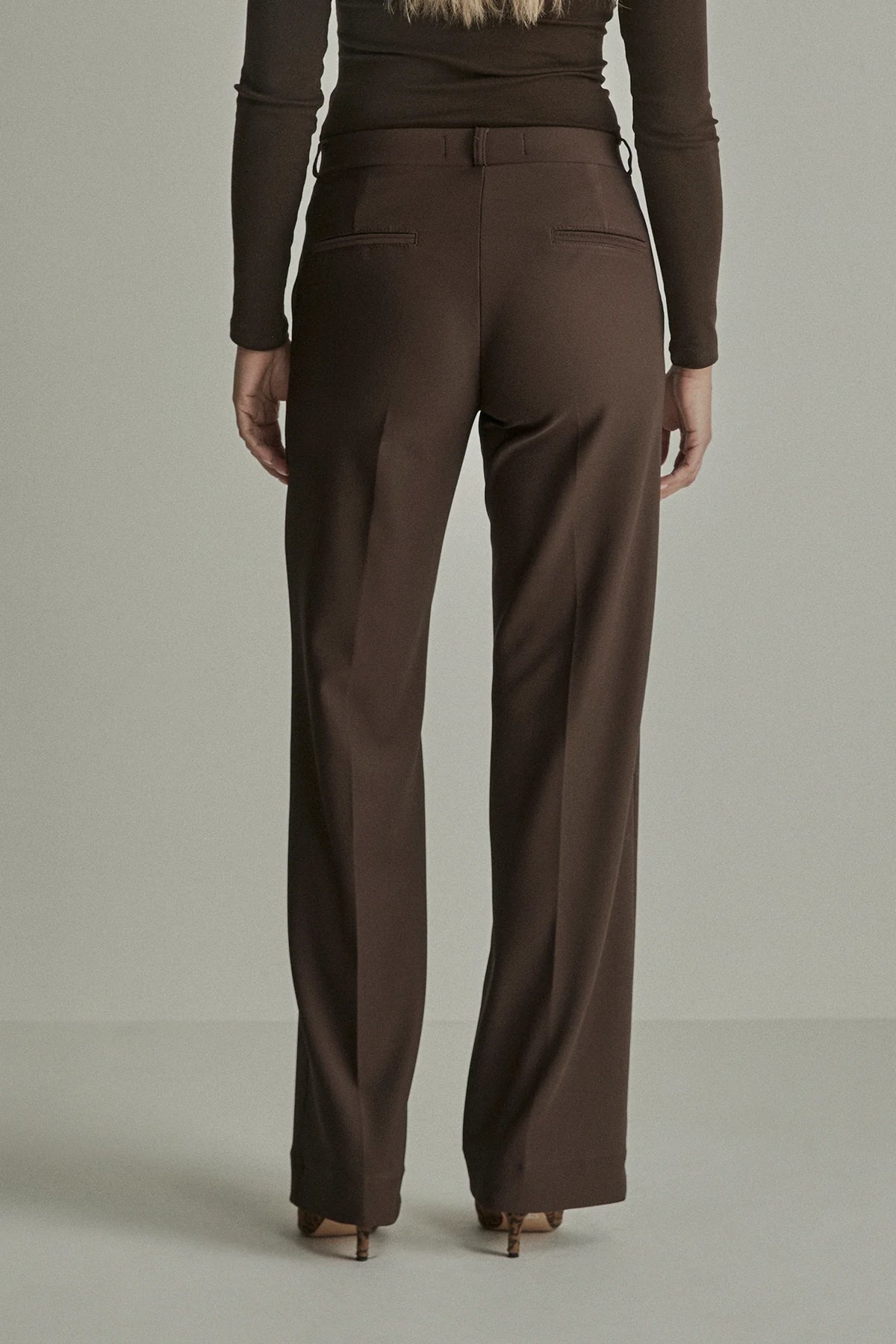 Mira Twill Jersey - Deep Brown