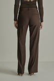 Mira Twill Jersey - Deep Brown