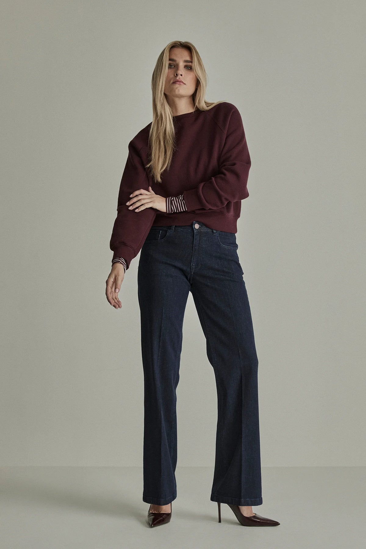 Mira Wide Legs - Pure Indigo