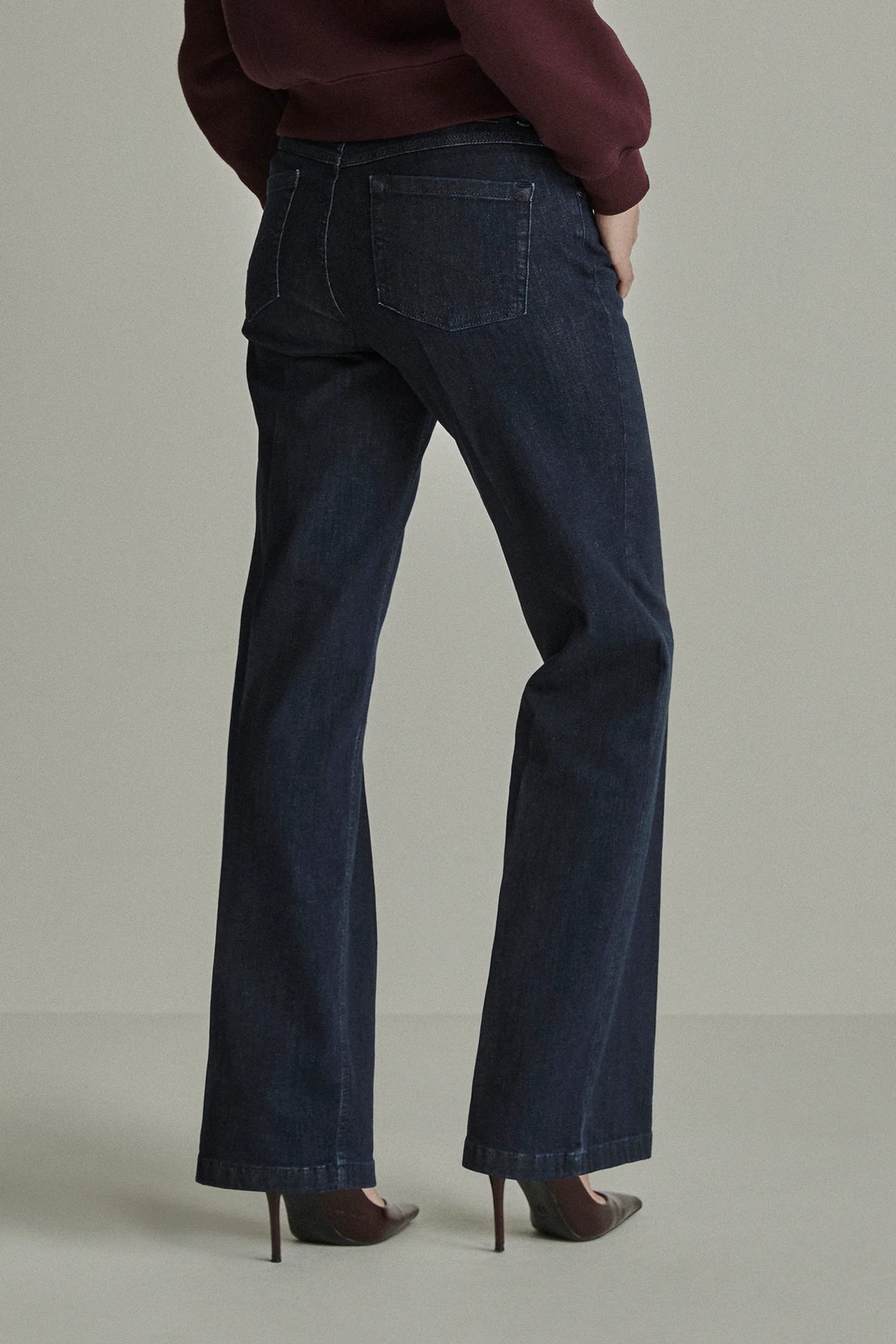 Mira Wide Legs - Pure Indigo