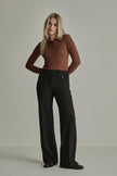 Mira Twill Jersey - Black Copper