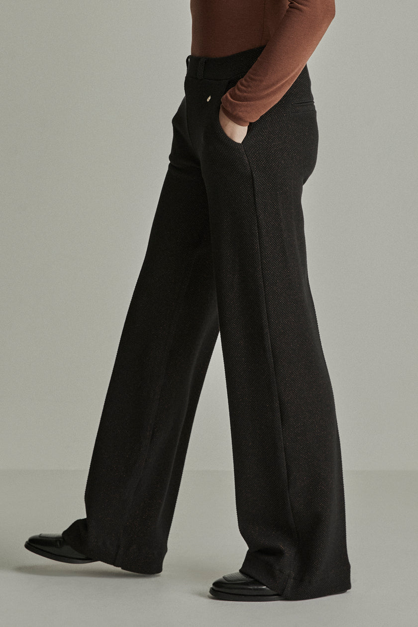 Mira Twill Jersey - Black Copper