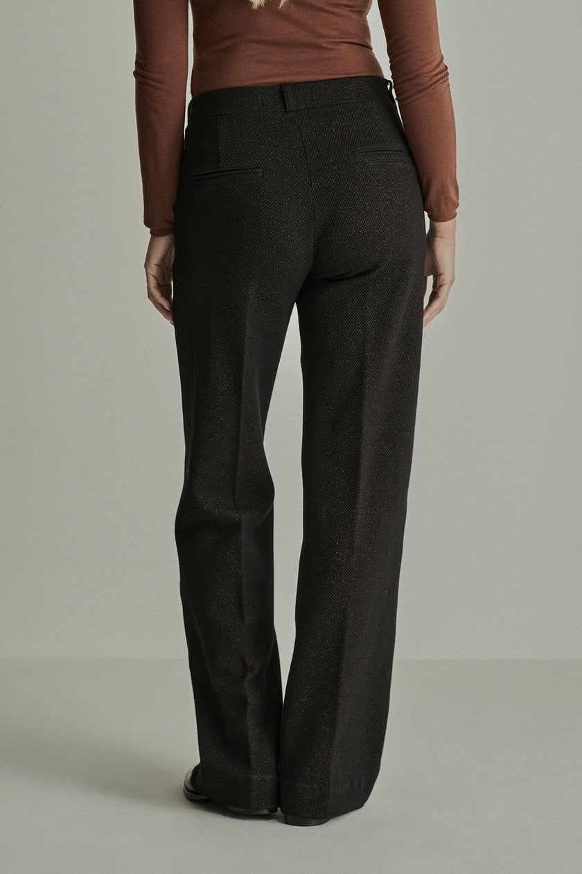 Mira Twill Jersey - Black Copper