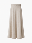 Belted Midi Skirt