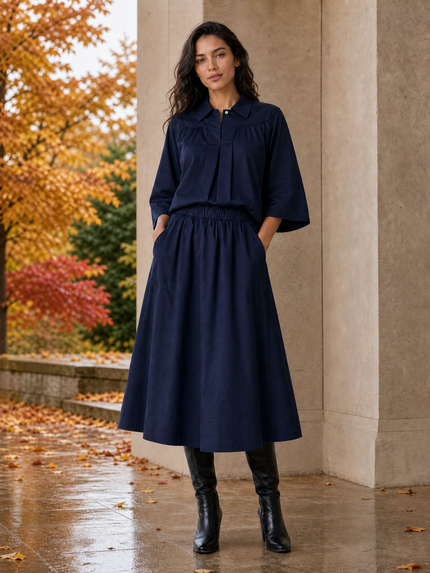 Blouse Wilma - Navy