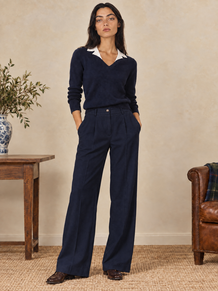Plain 100% Cotton Trousers