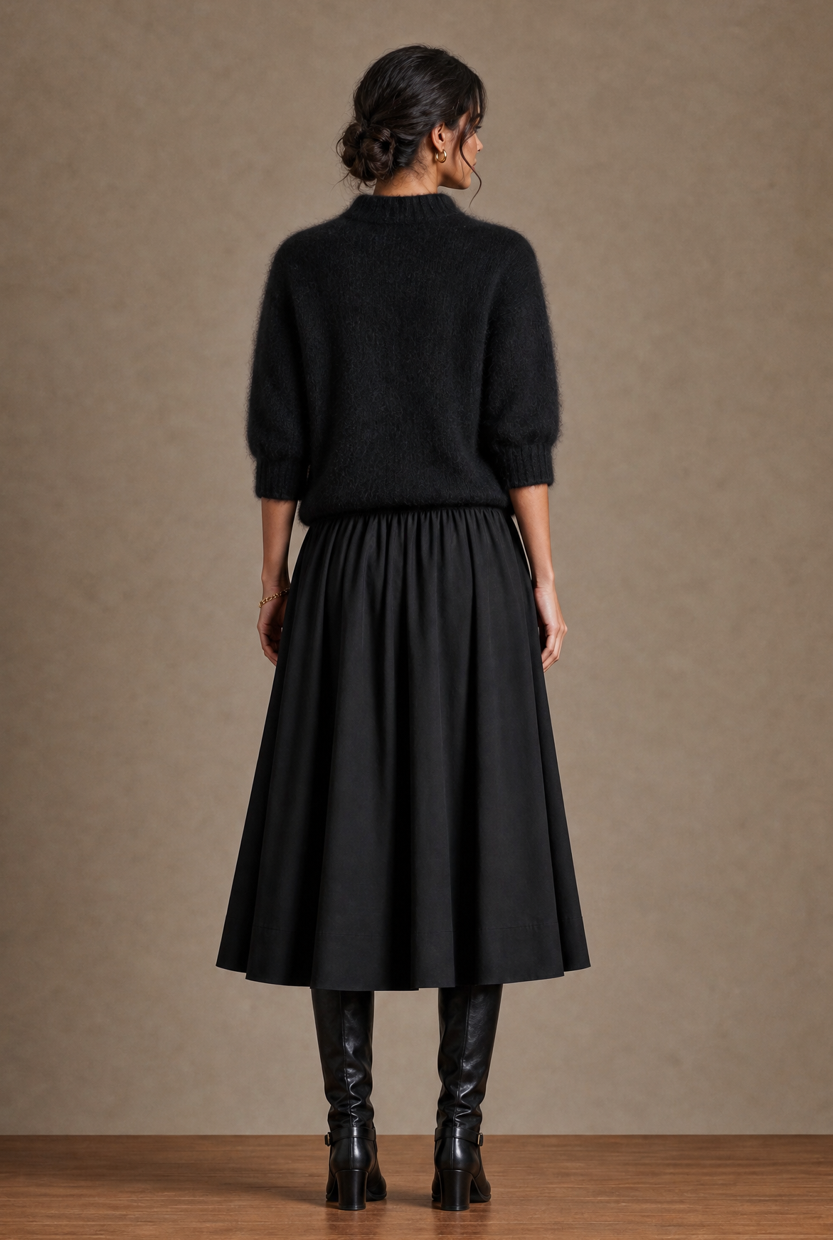 Glammy Mohair Sweater - Black