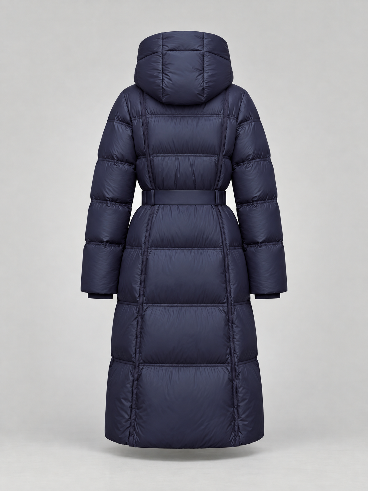 Navy Blue Coat-Jacket with belt