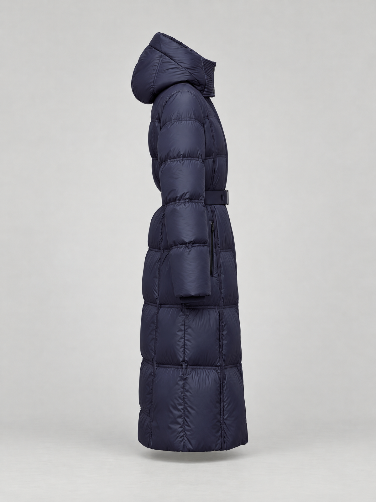Navy Blue Coat-Jacket with belt