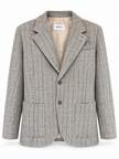 Wool-Blend Twill Blazer