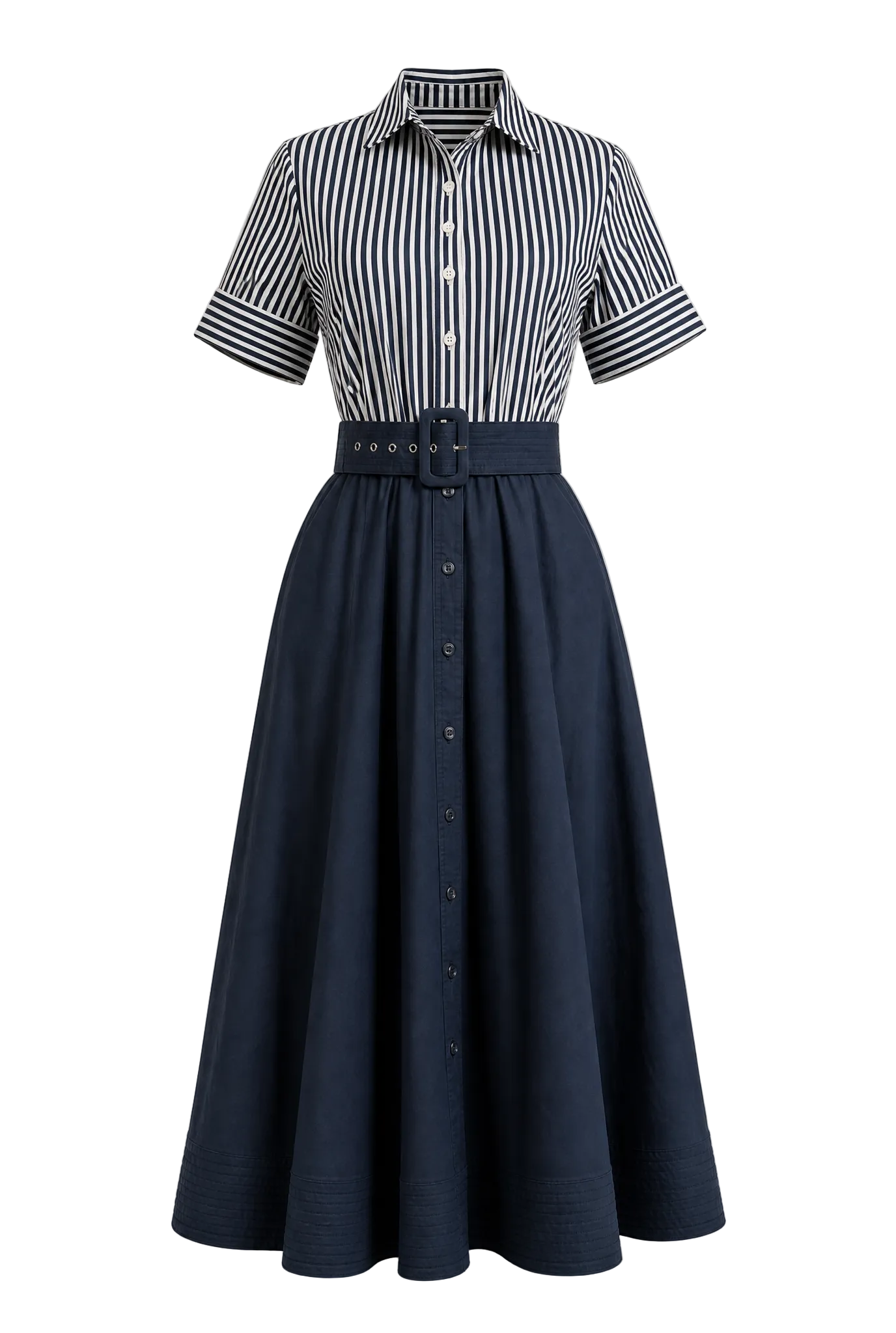 Color Block Midi Dress