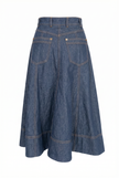 Denim Midi Skirt