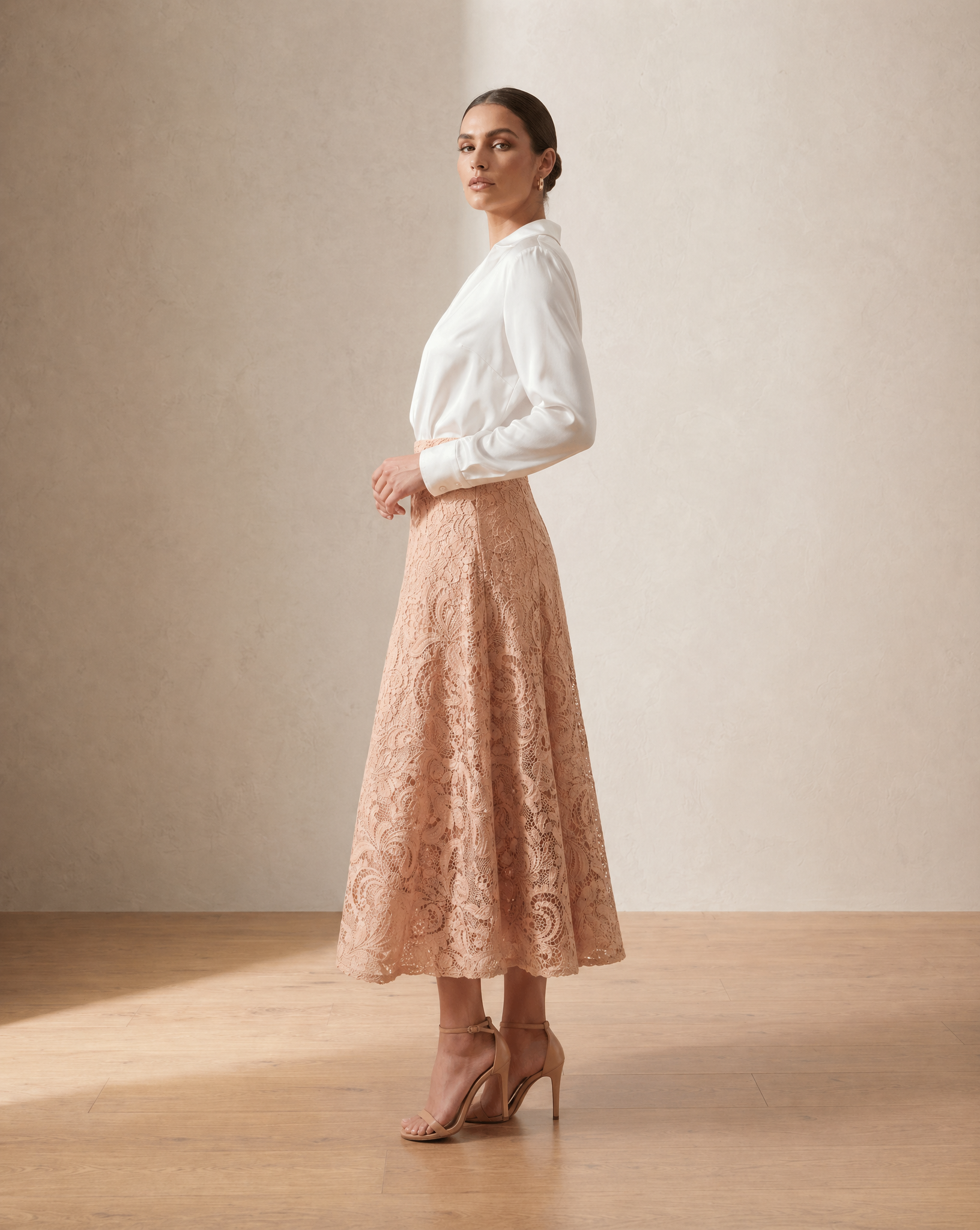The Silhouette Lace Skirt