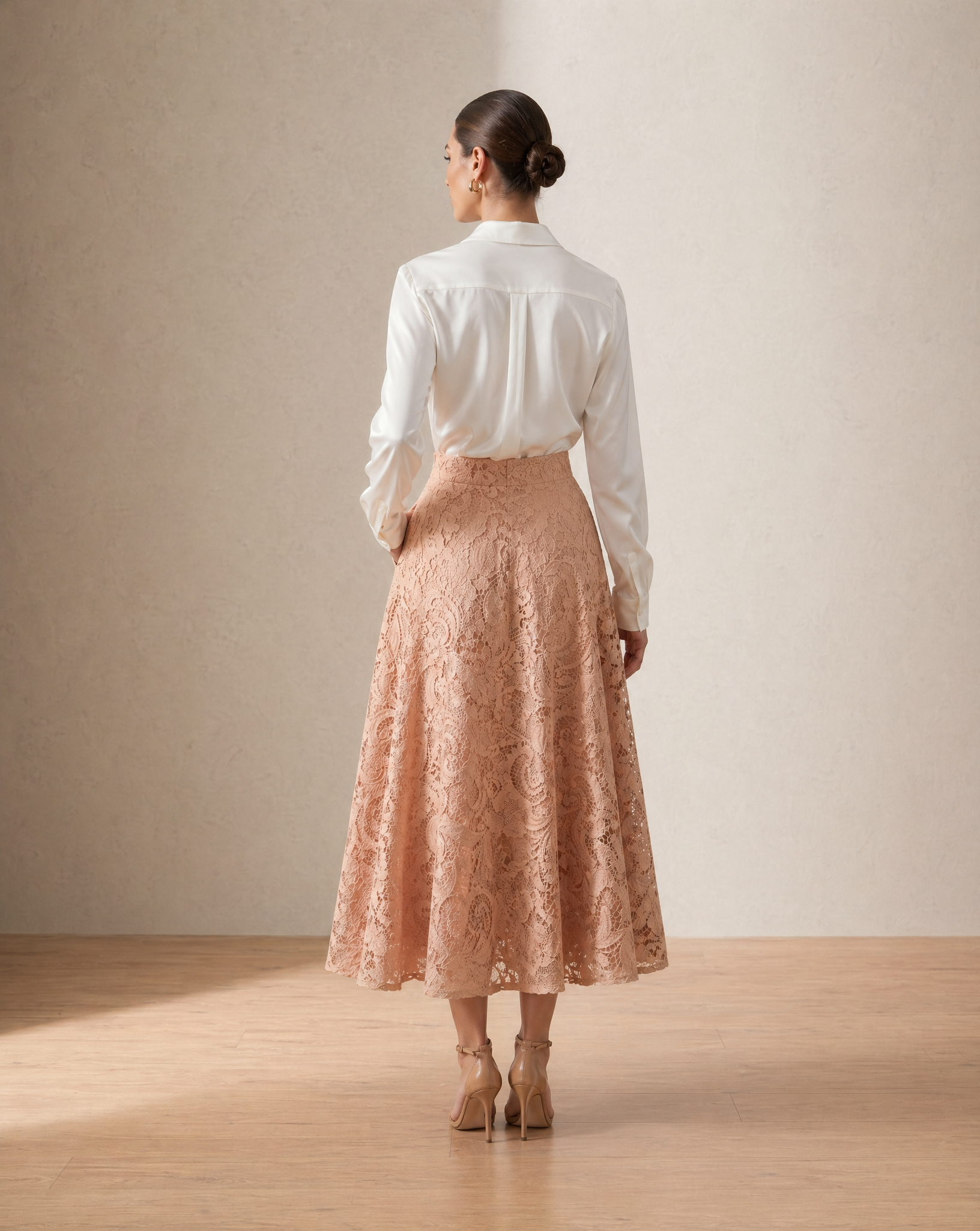 The Silhouette Lace Skirt