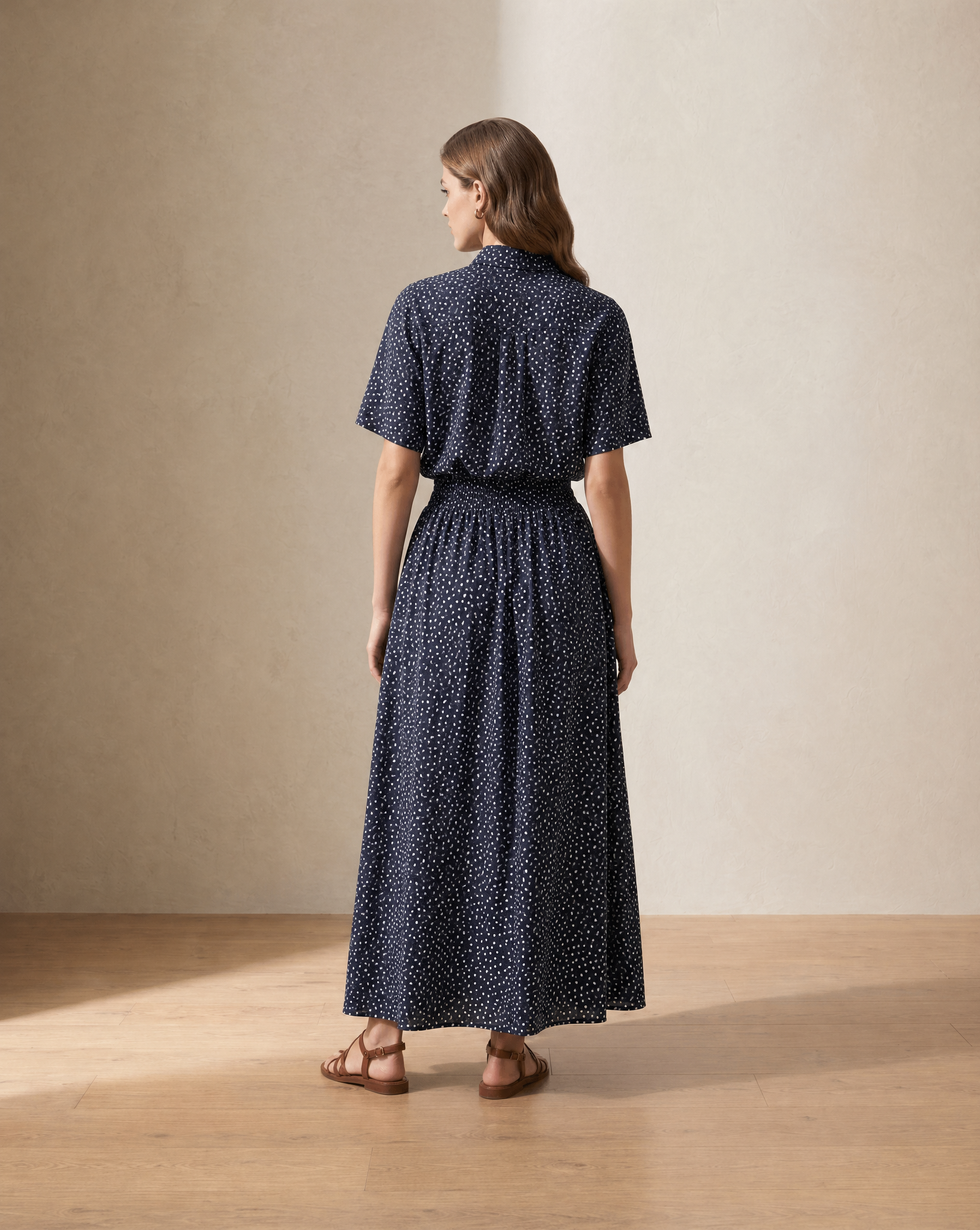 Polka Dot Maxi Skirt