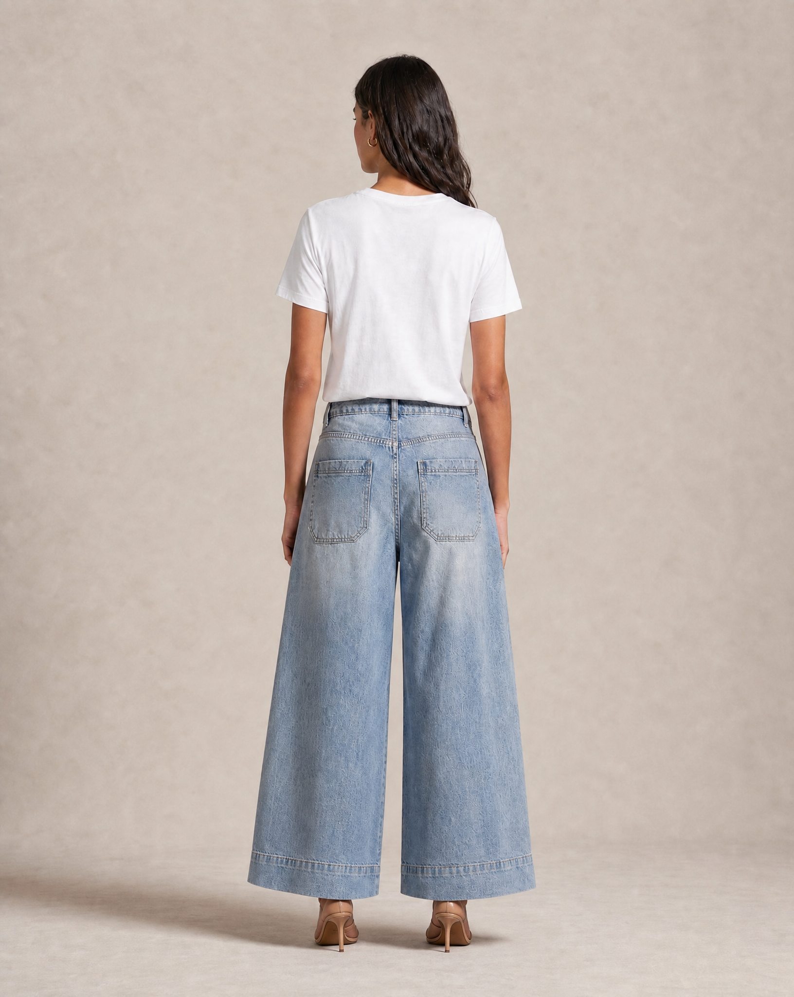 Cropped Denim Jeans