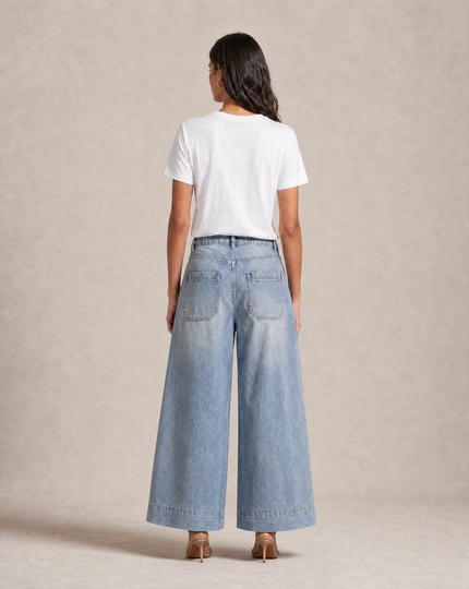 Cropped Denim Jeans