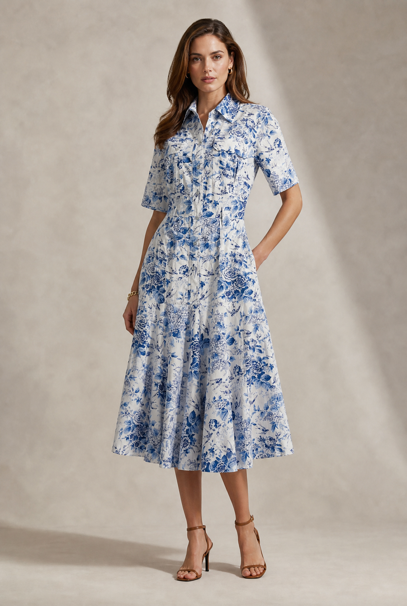 Cotton Poplin Dress