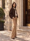 100% Wool Coat - Brown