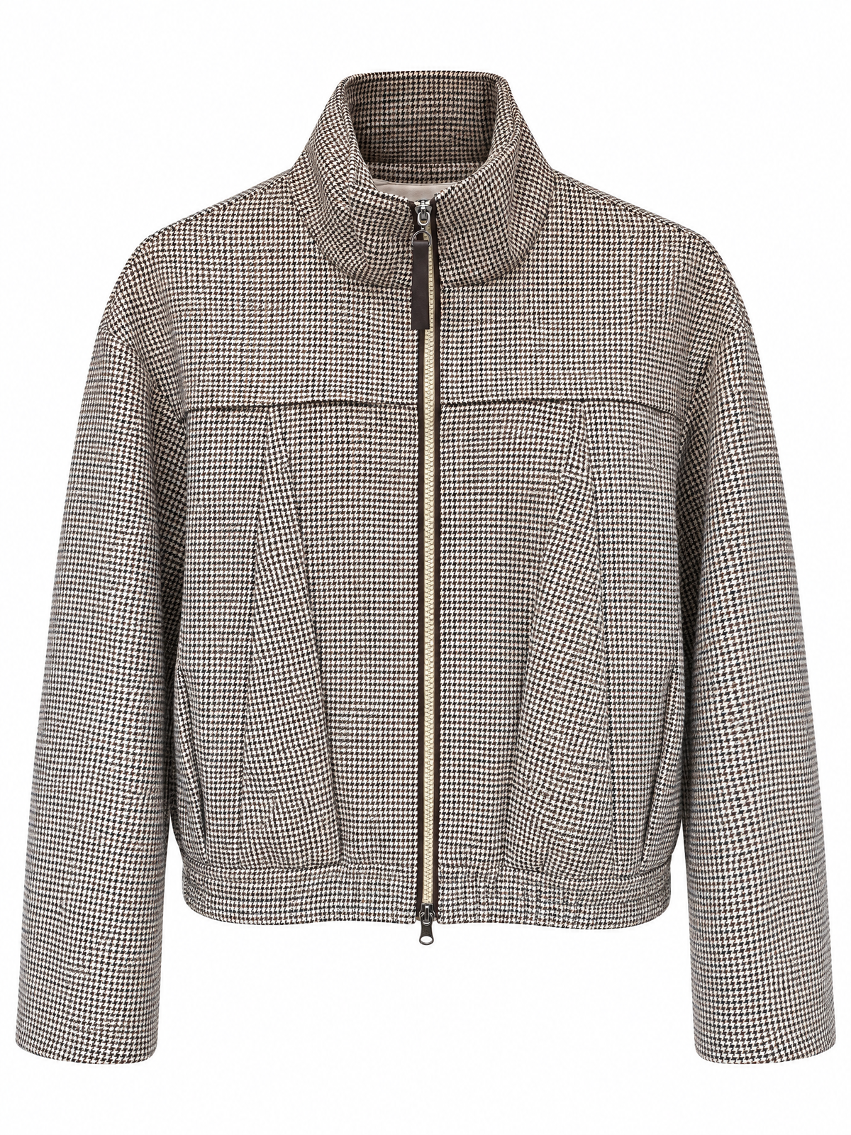 Herringbone Bomber Jacket