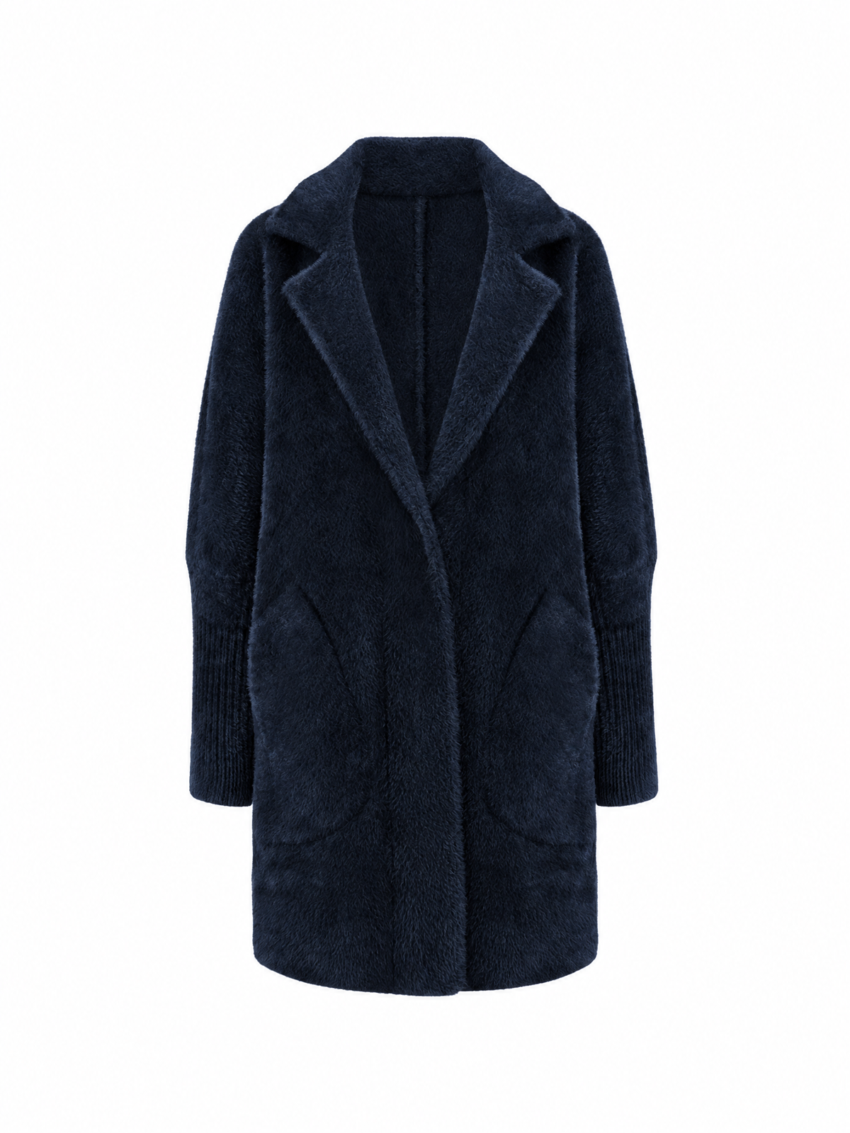 Alpaca Cardigan Blue