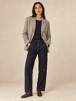 Wool-Blend Twill Blazer