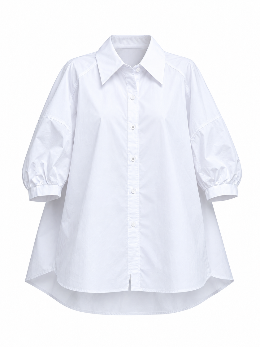 Relaxed Poplin Shirt